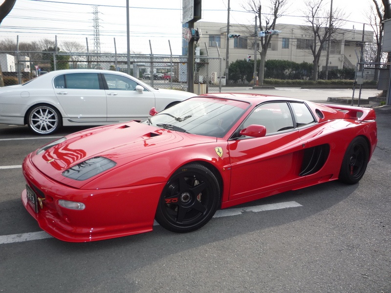 在庫有】 フェラーリF512M 天張り 黒革 adnd.in