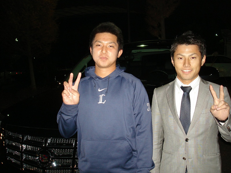 埼玉西武ライオンズ #31 坂田 遼選手に新車 キャデラック エスカレード をご納車させて頂きました。