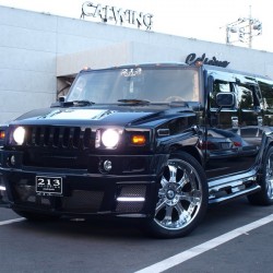 33モニターでお馴染みK社長のハマーH2が、NEXT NATIONエアロを装着しました!