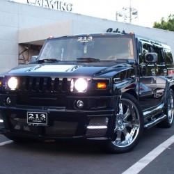 33モニターでお馴染みK社長のハマーH2が、NEXT NATIONエアロを装着しました!