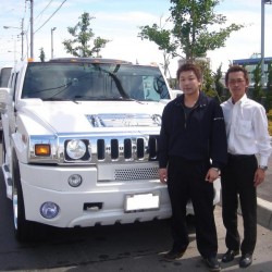 北海道 函館にハマーH2をご納車させていただきました。