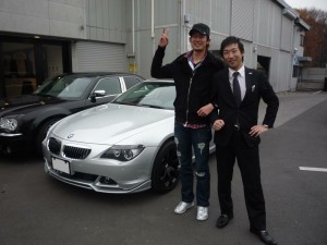 埼玉西武ライオンズ マネージャーの藤原様に BMW 645ciをご納車させて頂きました。