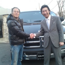 地元所沢のK先生に希少な ダッジ ラム フレックスティールコンバージョン をご納車させて頂きました。