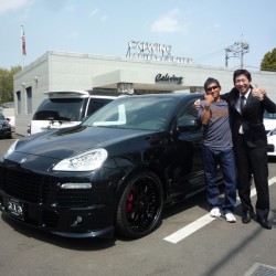 K社長のカイエンGTS ハイパーフォージドHF213R&スピードアートエアロ装着!!
