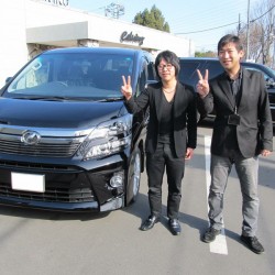 地元所沢市にお住まいのM様に 新車 トヨタ 新型ヴェルファイア をご納車させて頂きました。