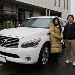 埼玉県上尾市にお住まいのY様に 新車 2012y INFINITI QX56 フルオプションをご納車させて頂きました。
