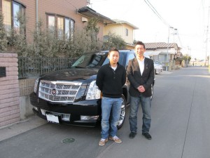 宮城県仙台市にお住まいのA様に 新車 2012y キャデラック エスカレード プラチナム をご納車させて頂きました。