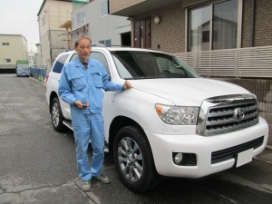 埼玉県新座市にお住まいのN様に USトヨタ セコイア リミテッド 自社輸入実走行証明書付 をご納車させて頂きました。