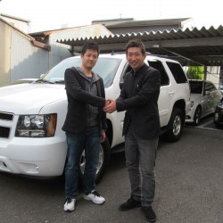 愛知県名古屋市にお住まいのS様に 新車 2012y シボレー タホ 9人乗り をご納車させて頂きました。