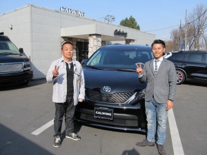 東京都青梅市にお住まいのH社長に 新車 USトヨタ シエナ SE をご納車させて頂きました。