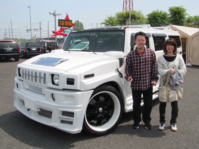 千葉県松戸市にお住まいのY様に 2006y ハマー H2 ホワイトエディション 
