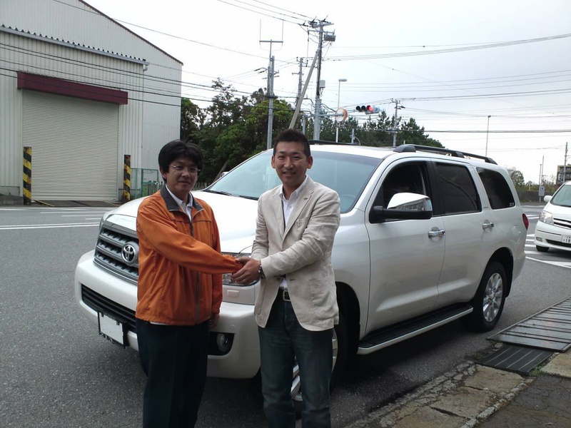 千葉県浦安市のN社長に 新車 2012y USトヨタ セコイア プラチナム をご 