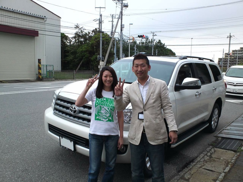 千葉県浦安市のN社長に 新車 2012y USトヨタ セコイア プラチナム をご