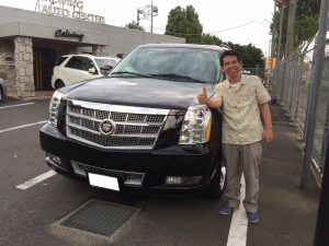 3台目のご購入有難うございます! 埼玉県のI様に キャデラック エスカレード プラチナム をご納車させて頂きました。