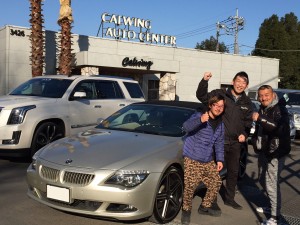 群馬県のS様に　BMW　650iカブリオレ　をご納車させていただきました。