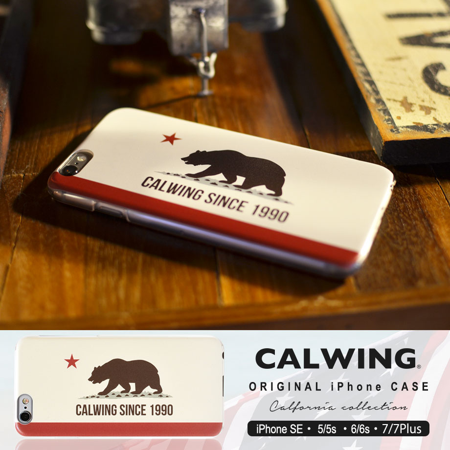 【キャルウイングオリジナル】CALWING コラボ 高級カリフォルニアブランド アイフォンケース スマホケース アメリカ ロサンゼルス