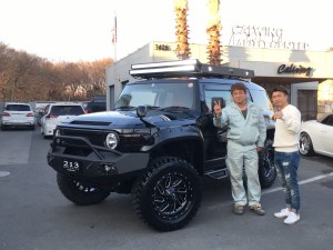 2台目のご購入有難う御座います！埼玉県にお住まいのＩ社長に新車　トヨタ　ＦＪクルーザーをご納車させて頂きました。