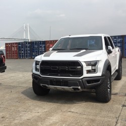 フォード F-150 ラプター！港引き上げ！！