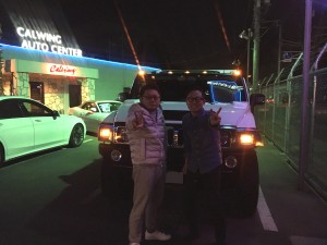 東京都のK様に　ハマーH2　ディーラー車　をご納車させて頂きました。