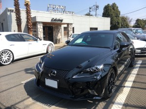 地元所沢のA社長に　レクサス　IS350　Ｆスポーツをご納車させていただきました。