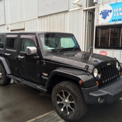 JEEP WRANGLER !! マットブラック全塗装!!