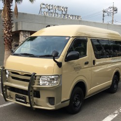 地元所沢のインテリアコーディネーターY社長に新車レジアスエースをご納車させていただきました。