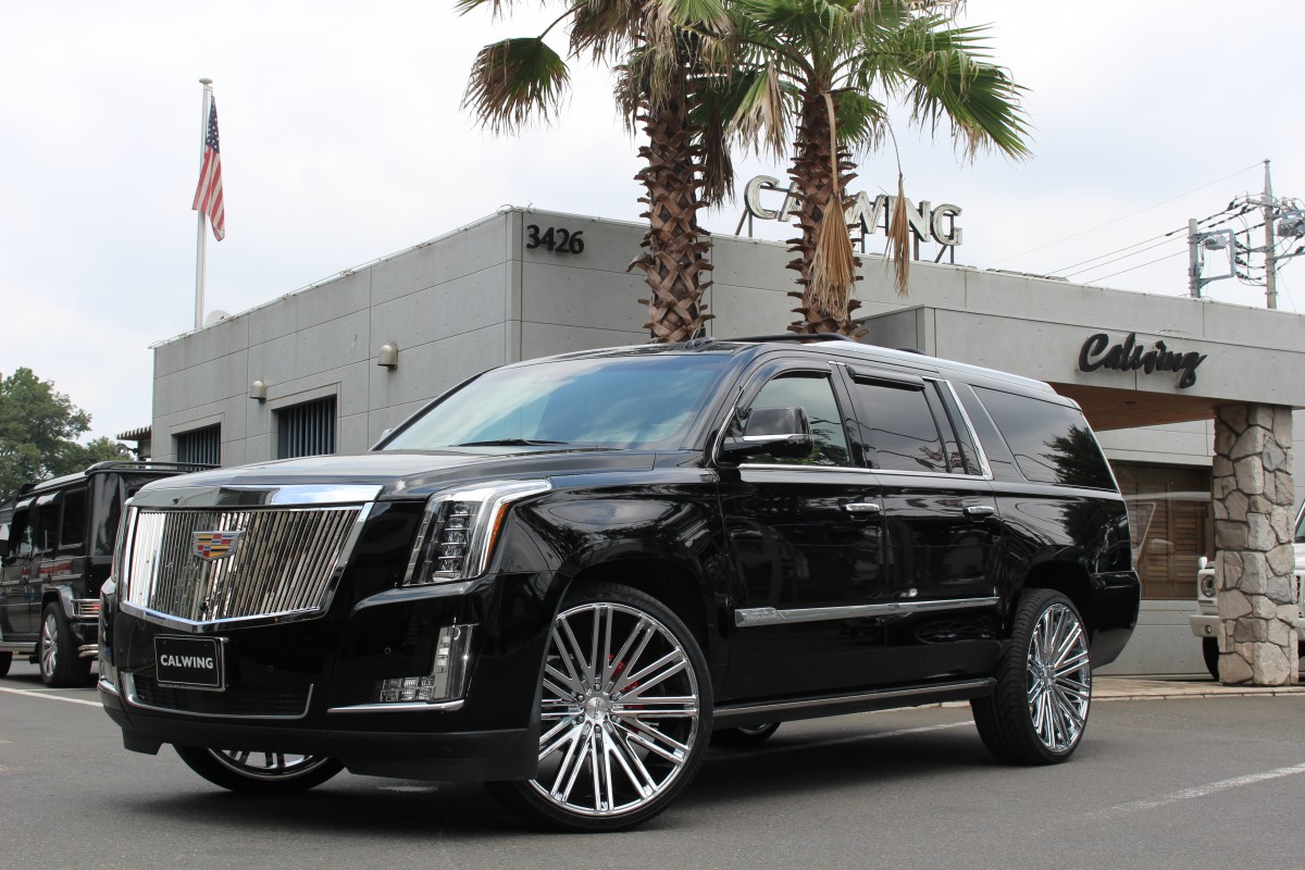 CADILLAC ESCALADE ESV E&G社製 クラッシックメッシュグリルキット 