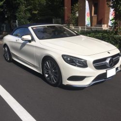 東京都のO社長に新車　メルセデスベンツＳ５５０カブリオレをご納車させて頂きました！