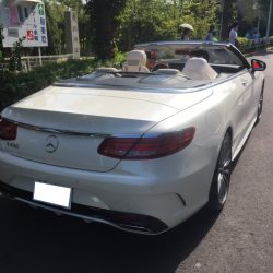 東京都のO社長に新車　メルセデスベンツＳ５５０カブリオレをご納車させて頂きました！