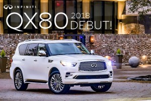 新車カタログに 2018年 インフィニティ　QX80 を更新致しました