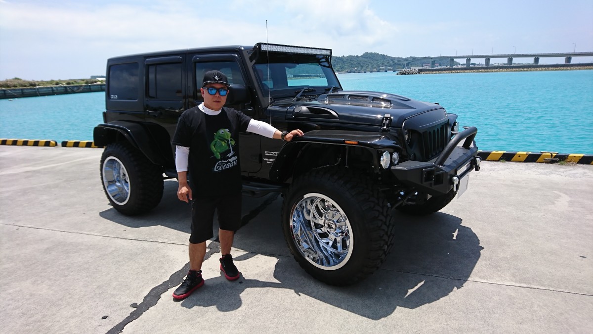 沖縄県のm様にジープ ラングラーアンリミテッド La Bad Wranglerをご納車させていただきました Calwing キャルウイング