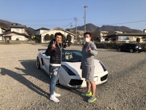 長野県にお住まいのＴ社長にランボルギーニ　ガヤルト　レイターエンジニアリング　ワイドボディをご納車させて頂きました！