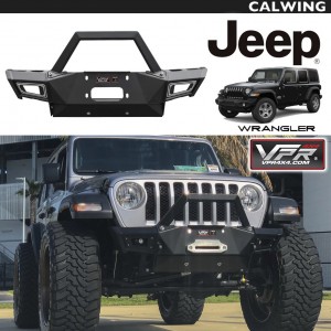 JEEP/ジープ WRANGLER/ラングラー JL VPR フロントアイアンバンパー ラリータイプ ショート 鉄バンパー テクスチャーブラック SEMA MADE IN USA '18y〜【アメ車パーツ】