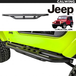 JEEP/ジープ WRANGLER/ラングラー TJ サイドステップ セット タイプ1 テクスチャーブラック オフロードカスタム BAD WRANGLER 2DR '97y〜'06y【アメ車パーツ】