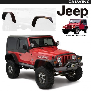 JEEP/ジープ TJ WRANGLER/ラングラー オーバーフェンダー ブッシュワーカー/BUSHWACKER 『フラットスタイル』 '97y〜'06y 【アメ車パーツ】