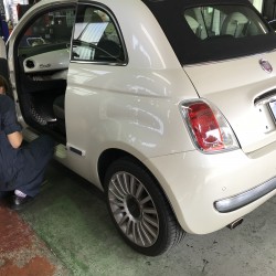 ＦＩＡＴ　５００Ｃ　ブレーキスイッチ　点検　交換　修理