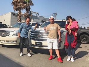 埼玉県のW社長様にキャデラック エスカレード ESVをご納車させていただきました。