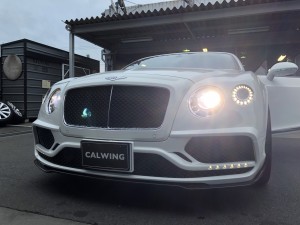 ベントレー　コンチネンタルGTC　MANSORY　マンソリー　カスタム　ロワリングキッド取り付け　ローダウン　カスタム