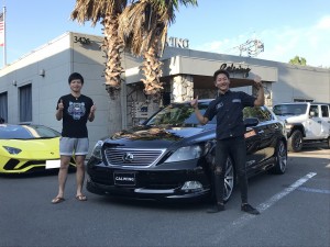 いつもお世話になっております地元A社長の息子様にレクサス LS460をご納車させて頂きました！