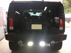 ハマー H2 バックライト LEDレンズ カスタム<br>交換 取付