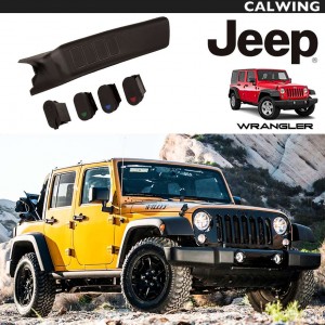JEEP/ジープ WRANGLER/ラングラー JK Aピラースイッチキット ミギハンドル車用 3スイッチ&USBチャージャー付き RuggedRidge/ラギッドリッジ '07y〜'18y【アメ車パーツ】