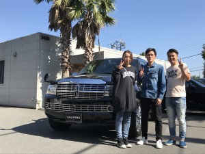 2台目のご購入有難うございます! 東京都のY様にリンカーン ナビゲーターをご納車させて頂きました。