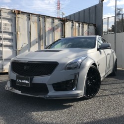 キャデラック CTS-V マッドグレーフルラッピング フォージアート カスタム