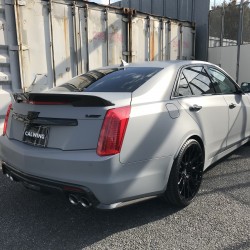 キャデラック CTS-V マッドグレーフルラッピング フォージアート カスタム