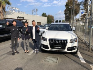 埼玉県のＫ様に アウディ Ｑ5 左ハンドル プレミアムプラス S-line をご納車させて頂きました！