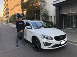 千葉ロッテマリーンズ　岡大海選手にボルボ　ＸＣ６０をご納車させて頂きました！