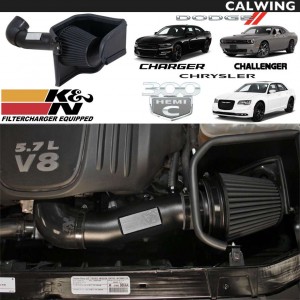エアインテークキット 71シリーズ アルミニウムブラックパウダーコーティング コールドエアインテークシステム K&N | DODGE/ダッジ CHALLENGER/チャレンジャー CHAGER/チャージャー MAGNUM/マグナム CHRYSLER/クライスラー 300C 【アメ車パーツ】
