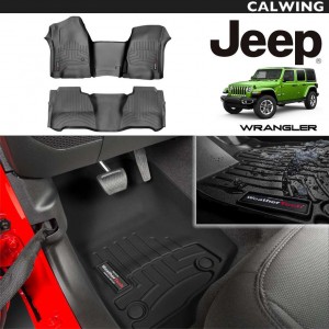 【車種専用設計】フロアライナーセットブラック 4ドア用 WEATHERTECH/ウェザーテック | JEEP/ジープ WRANGLER/ラングラー JL '18y~ 【アメ車パーツ】