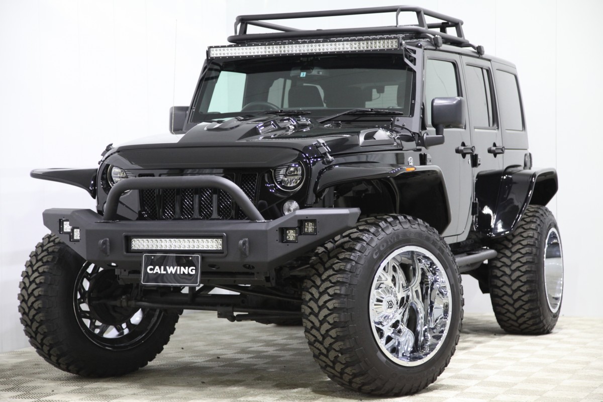 16ｙ ジープ ラングラーアンリミテッド フルカスタム La Bad Wrangler Pkg 1オーナー ディーラー車 No 1331 Calwing キャルウイング