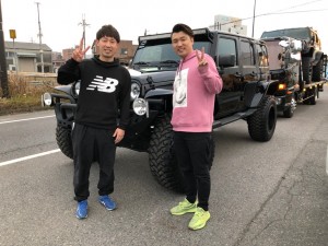 京都府のA様にラングラーアンリミテッド LA BAD WRANGLERをご納車させて頂きました。